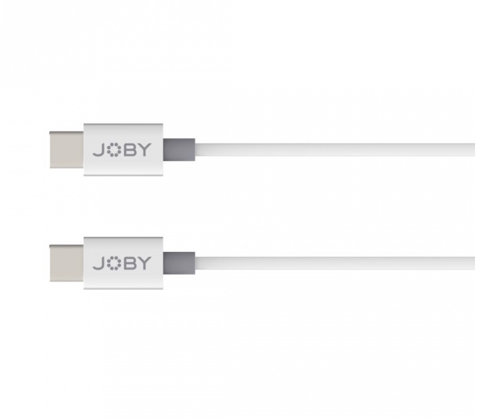 Joby JB01820-BWW 2m Charge and Sync PD Cable USB-C to USB-C - White - Zoom Image 2