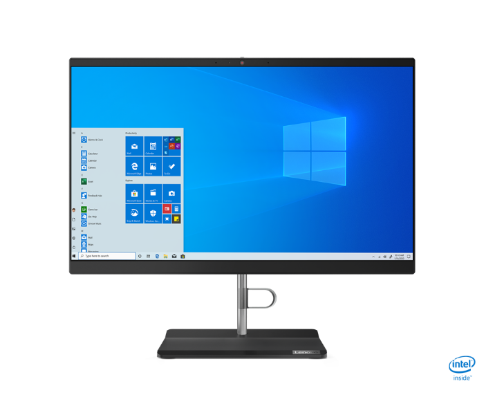 Lenovo 11FN000JAX V50a-22 AIO 21.5 Inch FHD Non-Touch 21.5 Inch FHD Intel Core i5-10400T Processor 8GB DDR4 RAM 256GB SSD Integrated Intel UHD Graphics 630 - Black - Zoom Image 3