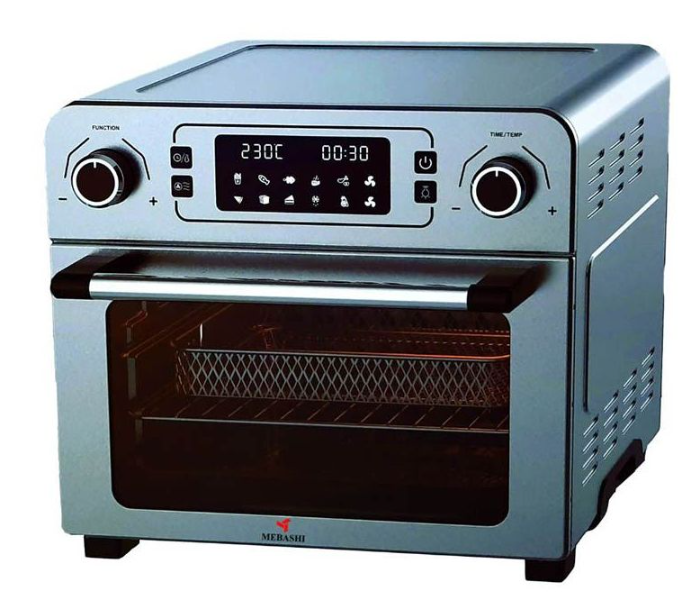 Mebashi ME-AFO995 1400 Watts Air Fryer Oven - Silver - Zoom Image