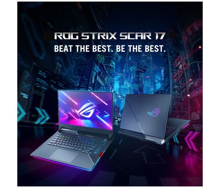 Asus G733ZW-LL119W ROG STRIX SCAR 17.3 Inch WQHD Intel Core i9 12900H Processor 32GB RAM 2TB SSD 8GB NVIDIA RTX 3070Ti Graphics Windows 11 Home - Black - Zoom Image 9