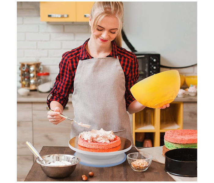 GTC Cake Turntable For Decorating - White - Zoom Image 3