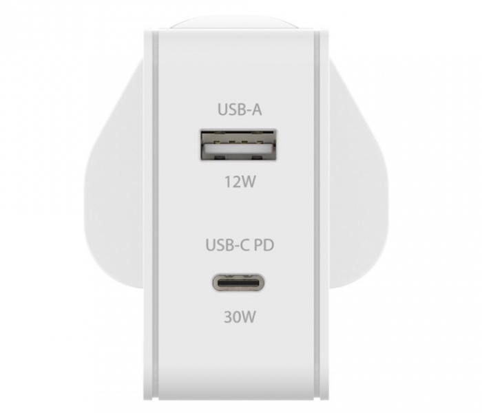 Joby JB01806-BWW Wall Charger 42W Dual Output - White - Zoom Image 2