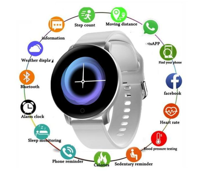 X9 Bluetooth Waterproof Smart Band Smart Watch - Silver - Zoom Image 7