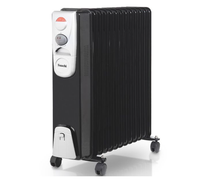 Saachi OH-1713 2500 Watts Electric Heater - Black - Zoom Image