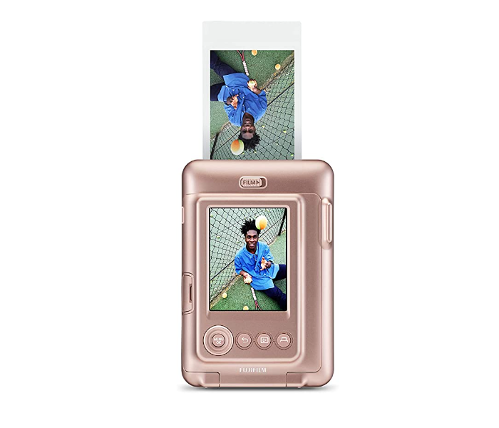 Fujifilm Instax Mini LiPlay Hybrid Instant Camera - Blush Gold - Zoom Image 3