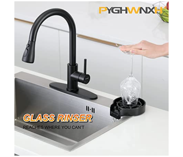 Glass Rinser for Kitchen Sink Bottle Cups Washer 