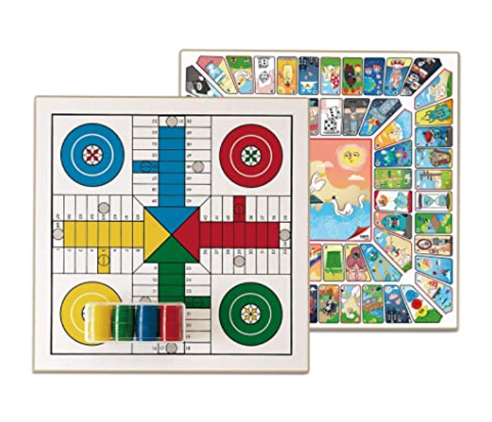 Cayro T131A Wooden Parcheesi Goose Board Game for Kids - Zoom Image 3