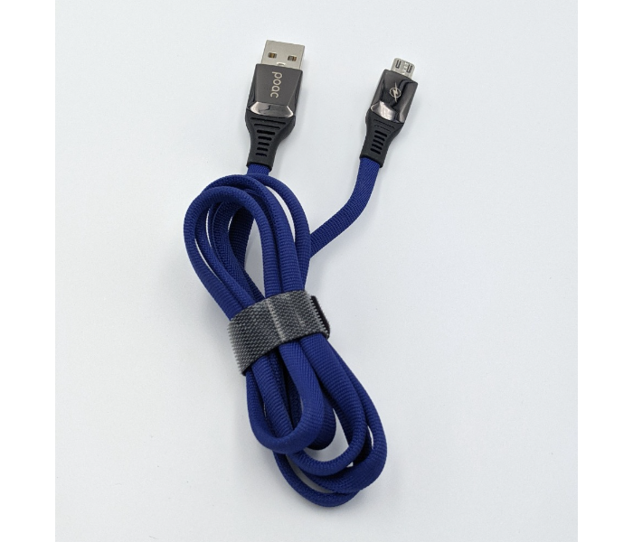 Poac PC-205 Kirsite Micro Fast Charging Cable - Blue - Zoom Image 3