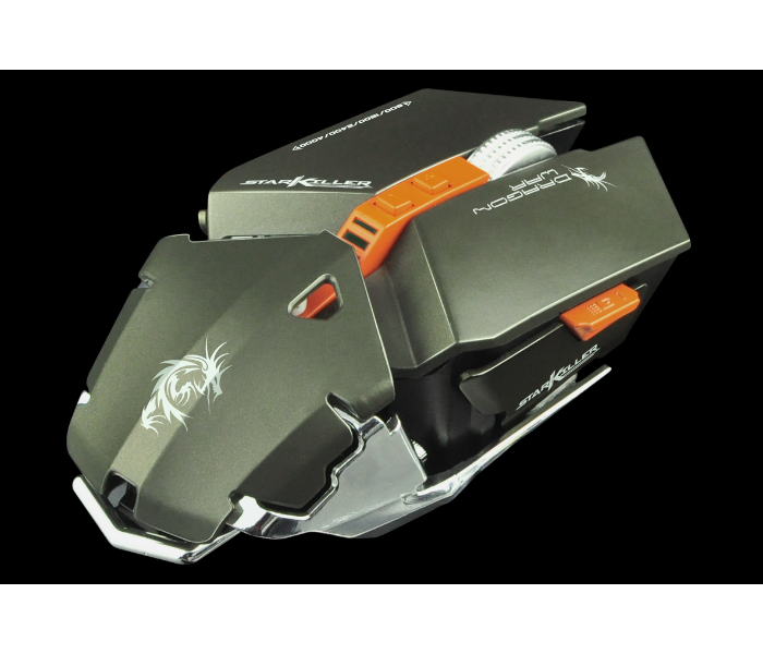 Dragon War G16-GR Gaming Mouse Star Killer 4000 DPI - Grey - Zoom Image 3