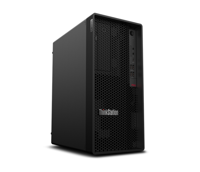 Lenovo 30E3000PAX Think Station P350 Tower Intel Core i7-11700K Processor 16GB DDR4 RAM 512GB SSD Intel UHD Graphics 750 Windows 10 Pro 64 - Black - Zoom Image 2