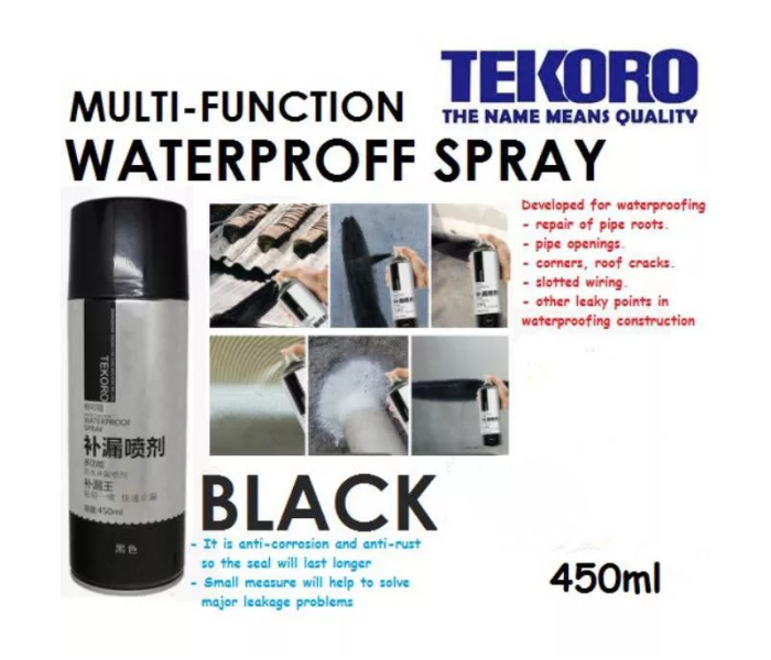 Generic Waterproof Spray Leak Repair Spray - Black - Zoom Image 1