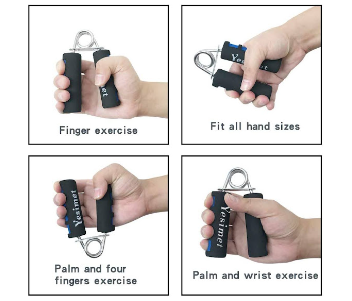 GTC Hand Grip Strengthener Manual Exerciser - Black - Zoom Image 6