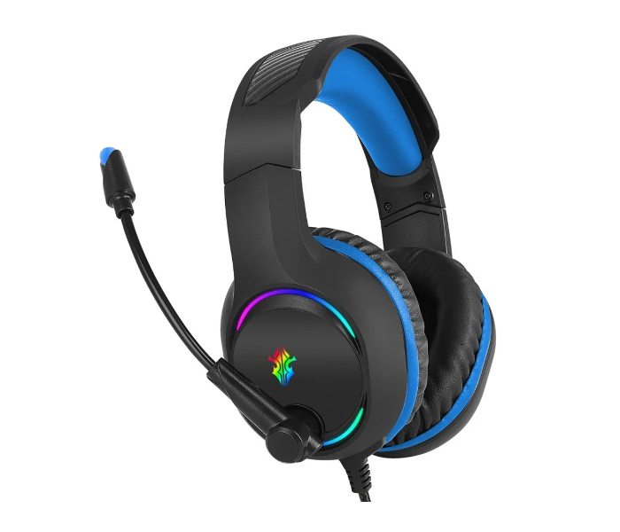 Xcell XL-TRIGGER Trigger 7.1 Virtual Surround Dynamic RGB Pro Gaming Headset -  Black and Blue - Zoom Image 1