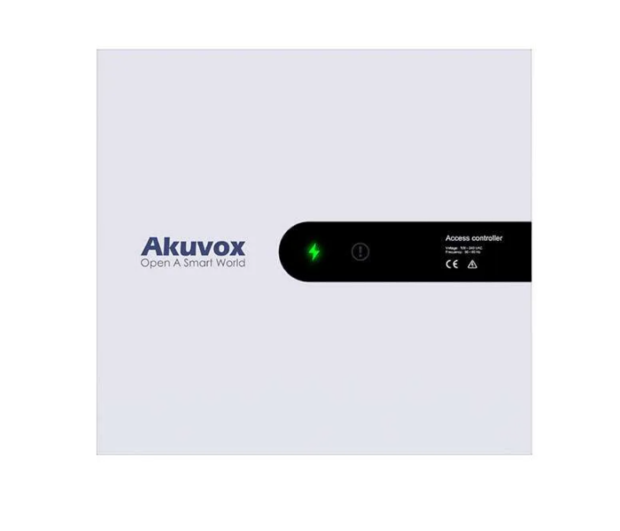 Akuvox A092S Ethernet Door Access Control Unit - Black and Silver - Zoom Image 1