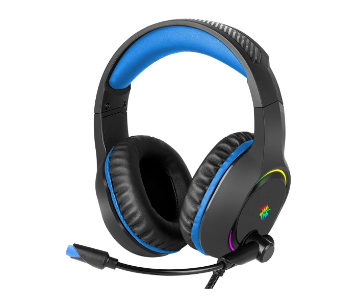 Xcell XL-TRIGGER Trigger 7.1 Virtual Surround Dynamic RGB Pro Gaming Headset -  Black and Blue - Zoom Image 3