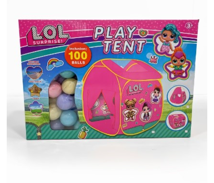 Reetoys 995-5023B Medium Lol Suprise Play Tent 100 Ball Activity Toy for Kids - Zoom Image