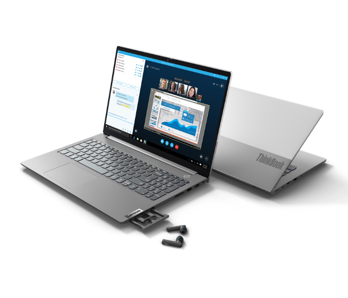 Lenovo 20VE001CAX ThinkBook TB 15-ITL 15.6 Inch FHD Intel Core i7-1165G7 Processor 8GB DDR4 RAM 512GB SSD 2GB NVIDIA GeForce MX450 GDDR6 Graphics - Mineral Grey - Zoom Image 6