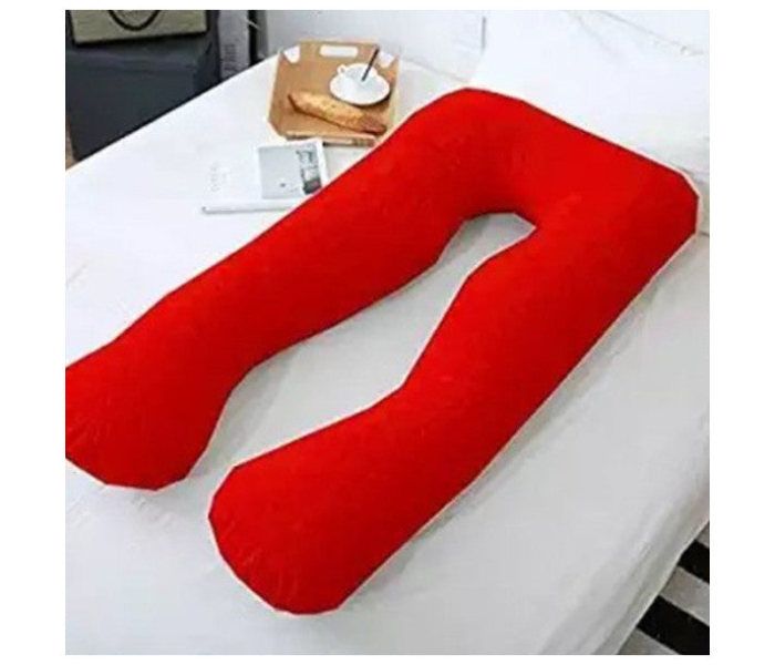 Pregnancy Pillow with 5 Area Support for Women - Red - Zoom Image 2