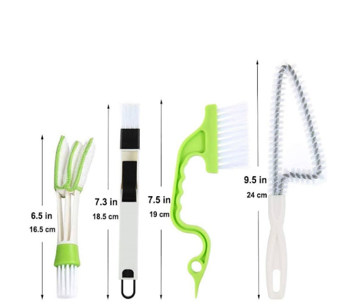 GTC 2 In 1 Window or Sliding Door Track Cleaning Brush - Green - Zoom Image 6