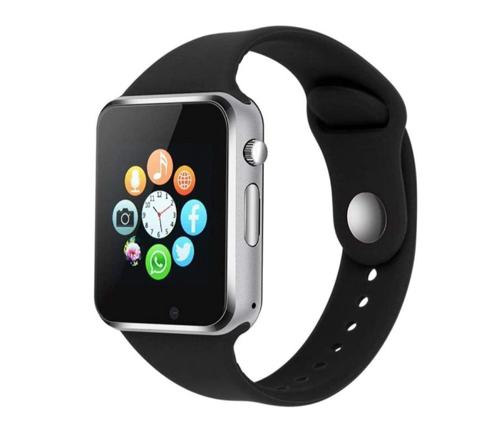 A1 Mobile Smart Watch with Memory and Sim Card Slot - Grey - Zoom Image 1