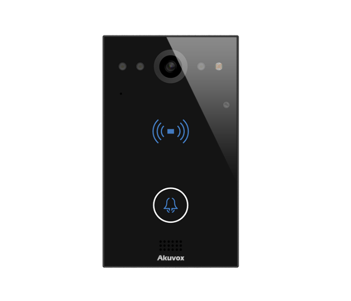 Akuvox E11R Wireless Single Way Video Door Phone - Black - Zoom Image 1