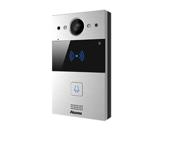 Akuvox R20A-2 Compact 2-wire SIP Video Doorphone - Black and Silver - Zoom Image 2