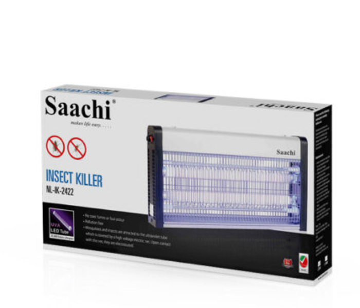 Saachi IK2422BS 17 Watts Insect Killer - Black and Silver - Zoom Image 2