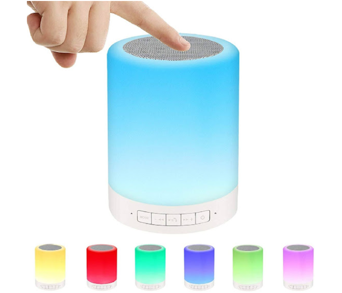 GTC Rechargeable Bluetooth Speakers with Smart Touch Lights - Zoom Image 1