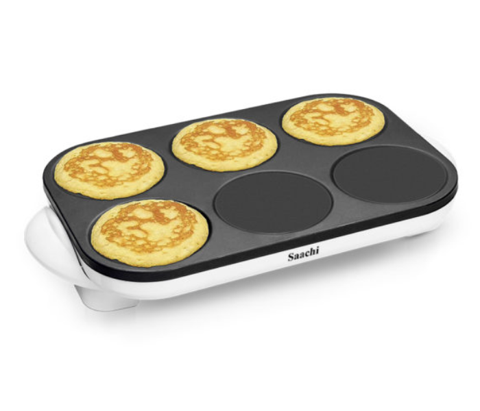 Saachi NL-CM-1850 1000Watts 2 In 1 Pancake And Mini Crepe Maker - White - Zoom Image 1