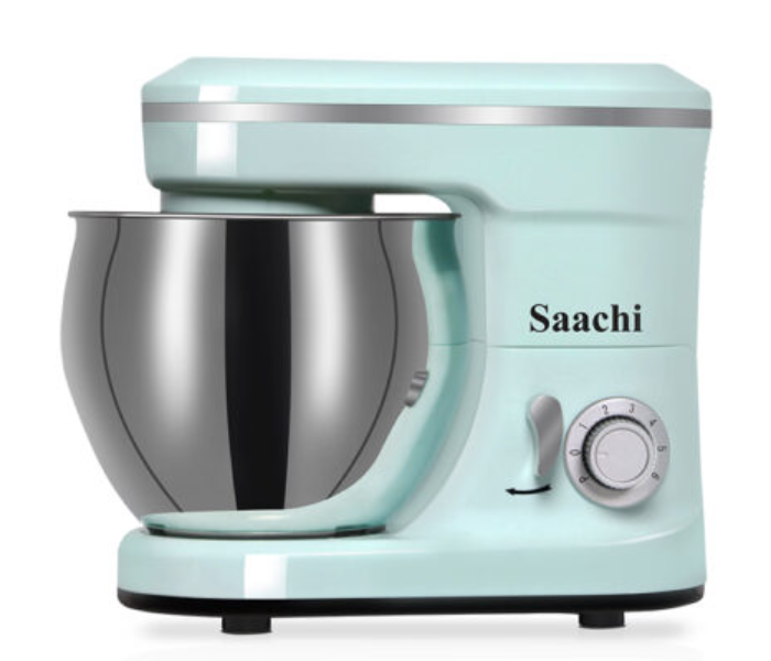 Saachi SM-4178 6-Speed Stand Mixer - Silver and Blue - Zoom Image 2