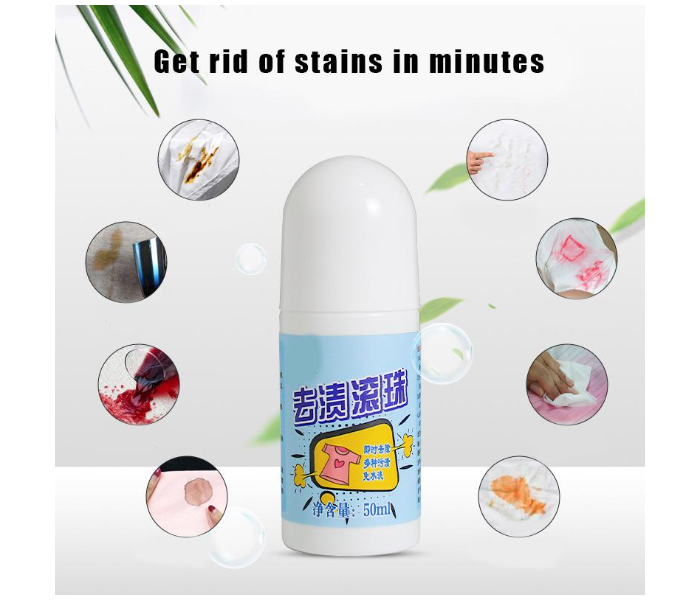 Generic Portable Clothes Stain Removal Strong Cleaning Multi-purpose Oil Stain Remover Roller-ball Cleaner For White T-Shirt Shoes - Zoom Image 4