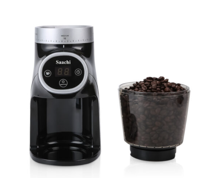 Saachi CG4966 200Watts Coffee Grinder With Digital Control Panel - Black - Zoom Image 4