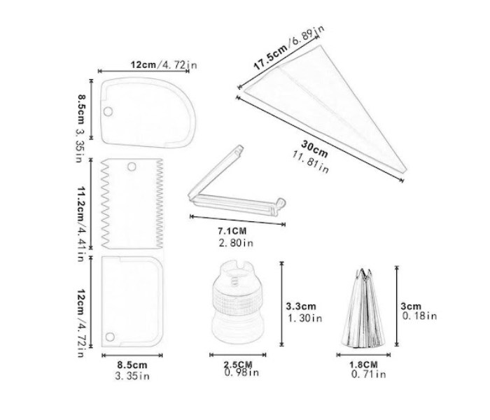 GTC Cake Decorating Kits - Green - Zoom Image 6