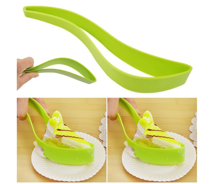 GTC 2 PCS Premium ABS Cake Slicer - Green - Zoom Image 3