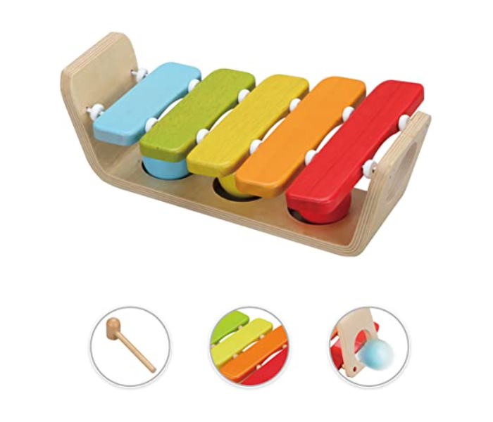 Classic World 3515 Wooden 2 in 1 Pound and Tap Bench Toy for Kids - Zoom Image 4