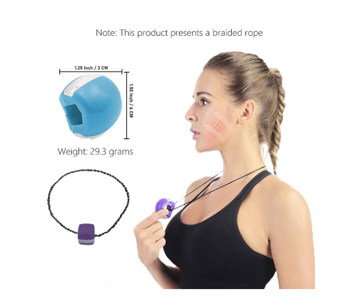 GTC Pop N Go Jaw Face and Neck Exerciser - Purple - Zoom Image 1