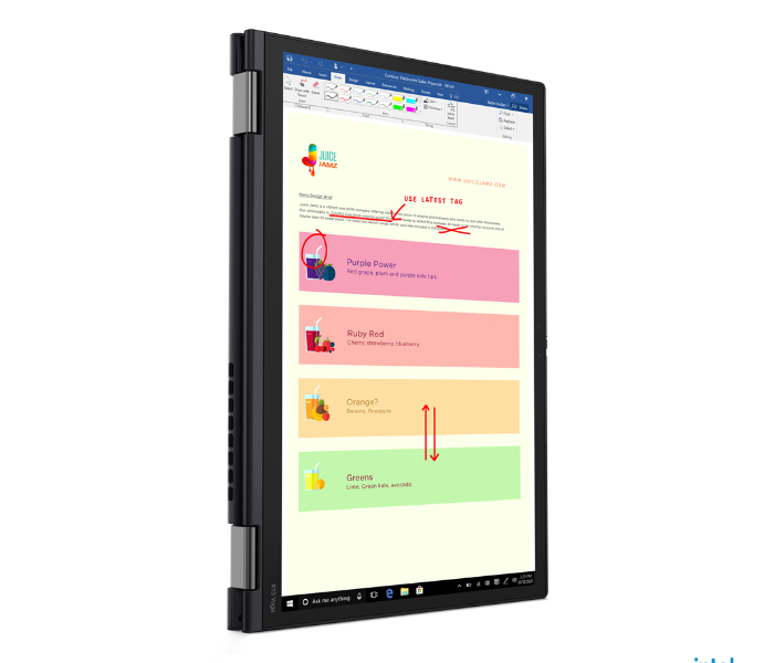 Lenovo 20W80009AD ThinkPad X13 Yoga 13.3 Inch WUXGA Intel Core i7-1165G7 Processor 16GB DDR4 RAM 512GB SSD Integrated Intel Iris Xe Graphics Windows 10 Pro 64 - Black - Zoom Image 2