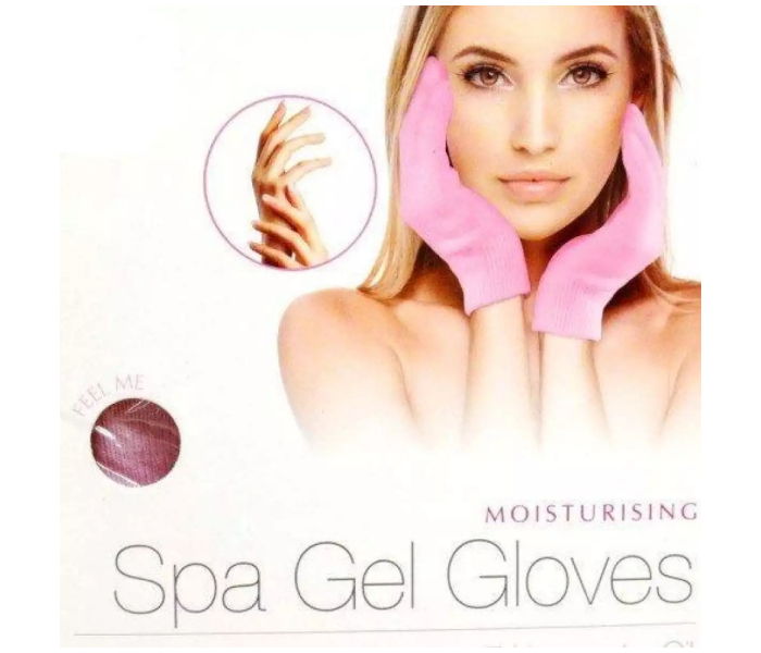 Anti Crack Spa Miosturising Gel Gloves - Pink - Zoom Image 1