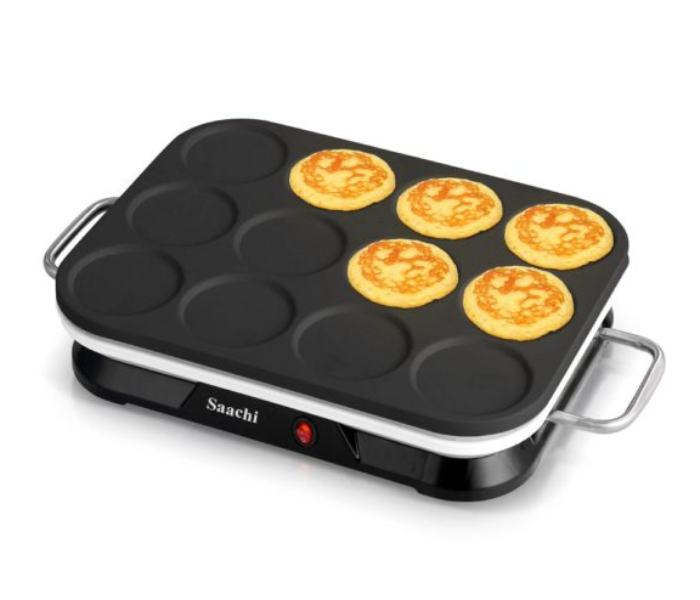 Saachi NL-CM-1860 1600Watts 2 In 1 Pancake And Mini Crepe Maker - Black - Zoom Image 1