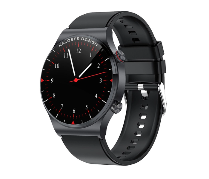 MKZ SK8 Plus Smart Watch with Bluetooth and Silicone Strap - Black - Zoom Image 1