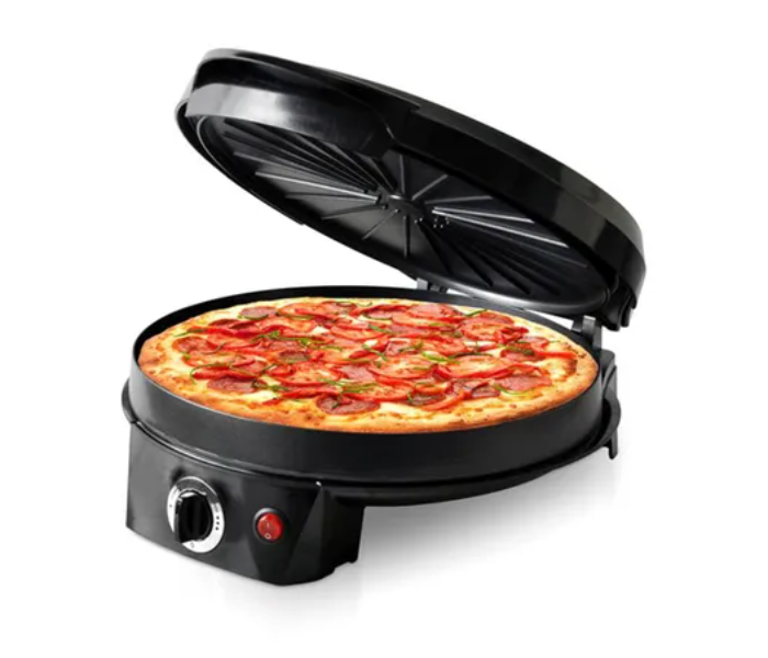 Saachi PM-1853 1200 Watts Pizza Maker With Adjustable Thermostat  - Black - Zoom Image 4