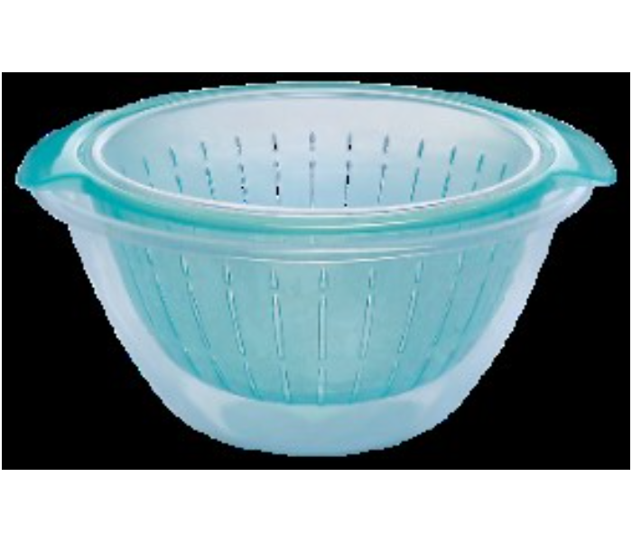 All Time 408965-20 Colander and 400ml Mixing Bowl - Blue - Zoom Image