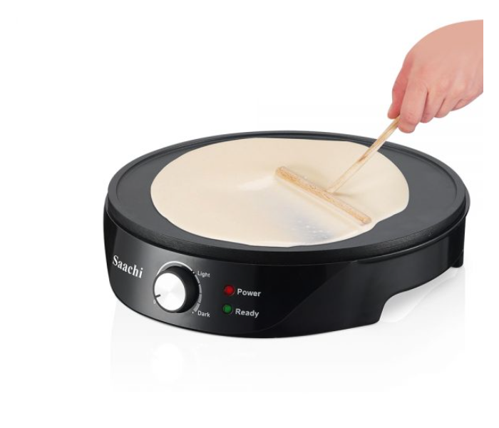 Saachi NL-CM-1863 1000Watts Crepe Maker - Black - Zoom Image 1