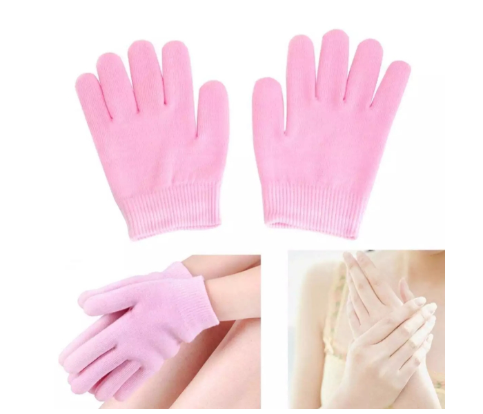 Anti Crack Spa Miosturising Gel Gloves - Pink - Zoom Image 4