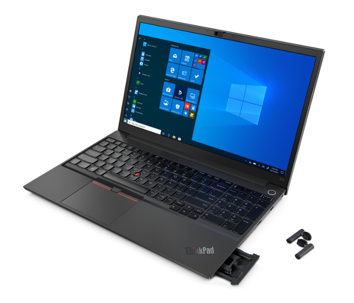 LENOVO THINKPAD E15-G2-20TD00FSGR 15.6 Inch FHD Core i5-1135G7 Processor 8GB DDR4 RAM 512GB SSD Integrated Intel Iris Xe Graphics Windows 11 Pro 64 - Black - Zoom Image 2