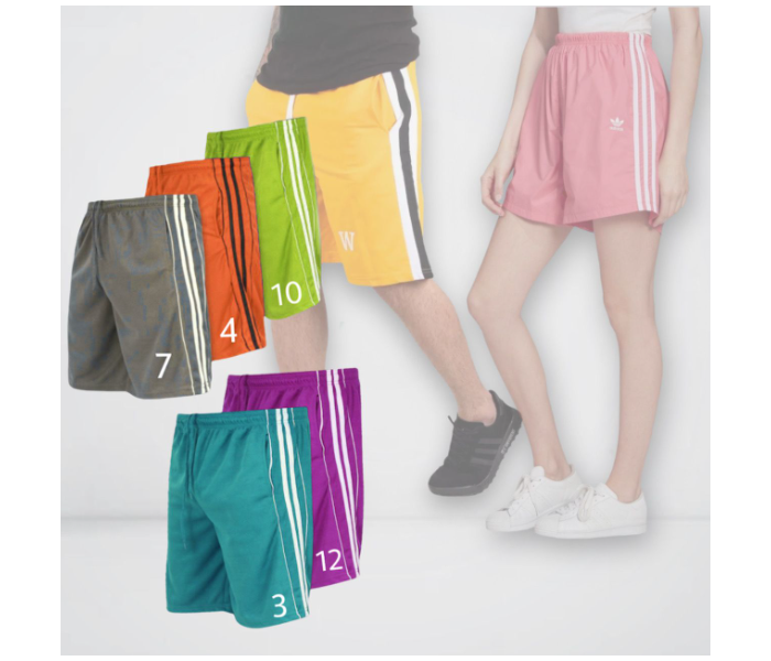 5 Piece Unisex Active Sports Shorts - Zoom Image