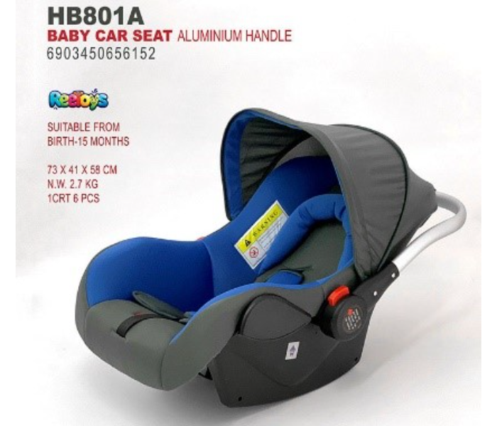 Reetoys HB801A Baby Car Seat With Aluminium Handle For Kids - Zoom Image