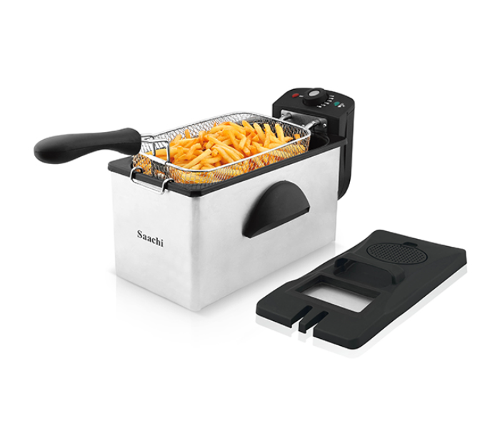 Saachi DF-4751 3 Litre Deep Fryer - Black and Silver - Zoom Image 1