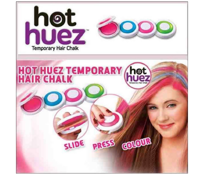 GTC Non-Toxic Temporary Hair Chalks Set Of 4 Colors - Zoom Image 4