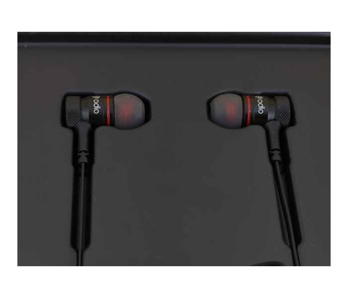 Odio OD535 Ultimate Hi Fi Earphones - Black - Zoom Image 3